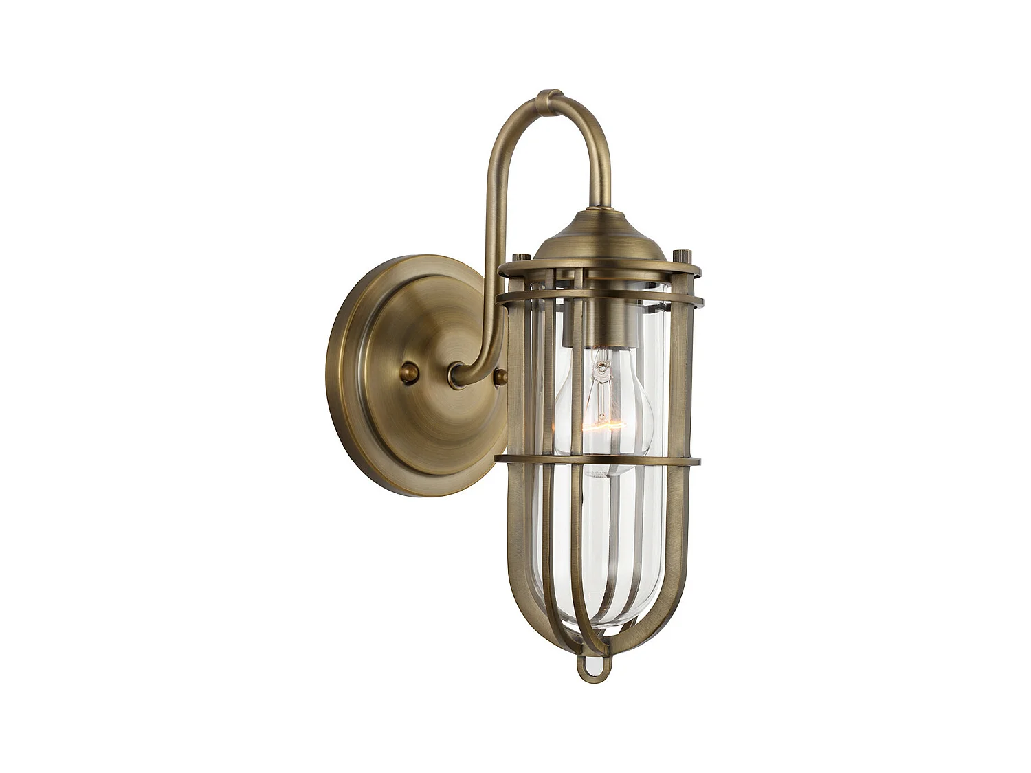 Urban Restoration Applique 1 Luce Feiss Ottone Antico Scuro IP44