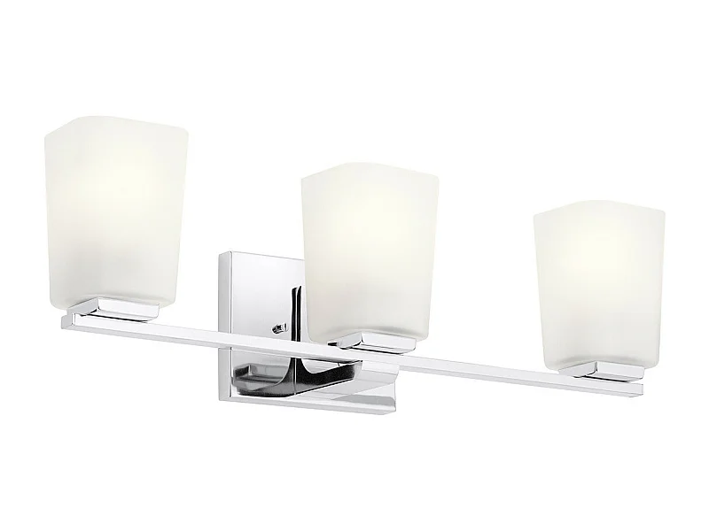 Elstead Kichler Roehm Badezimmer-Wandleuchte Chrom poliert, IP44