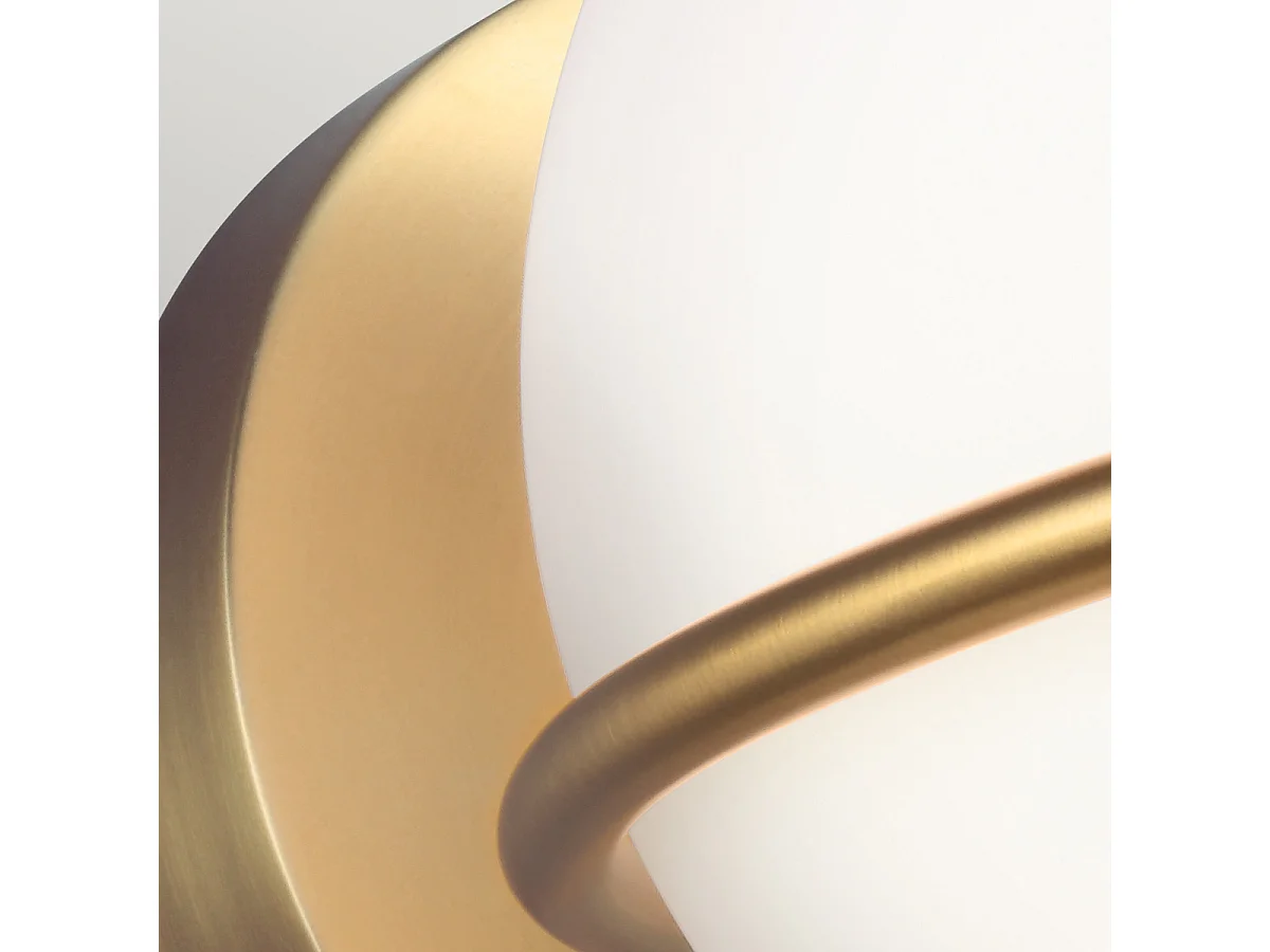 Elstead Apollo 1 ljus vägglampa, polerad mässing, G9