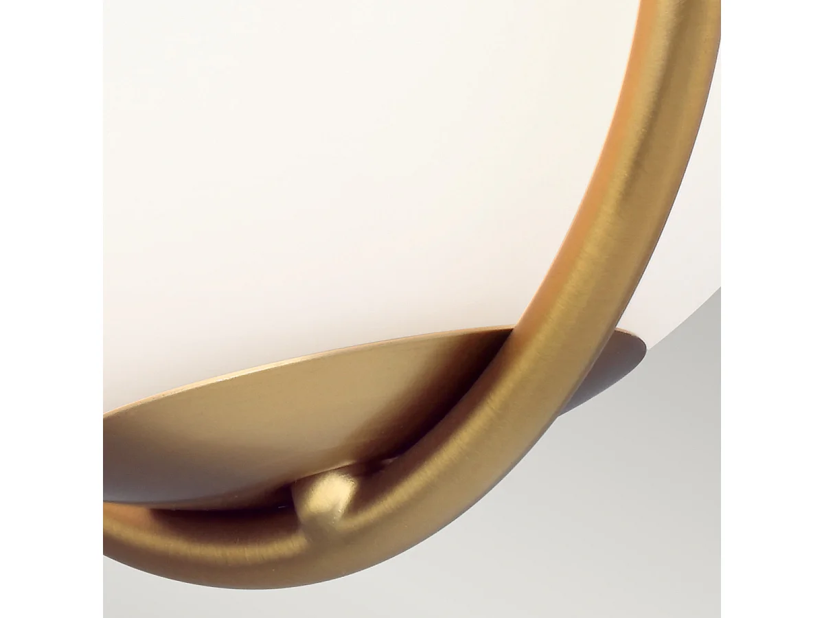 Elstead Apollo 1 ljus vägglampa, polerad mässing, G9