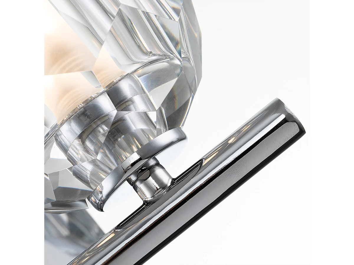 Elstead Quoizel Regalia Vägglampa polerad krom, 3000K, IP44