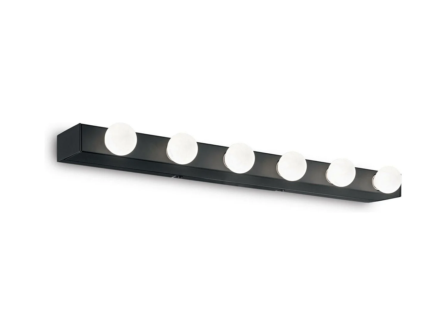 Ideal Lux Prive - Applique a 6 luci Nera
