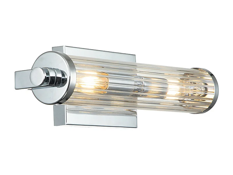 Elstead Kichler Azores Badezimmer-Wandleuchte Chrom poliert, IP44