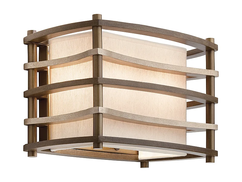 Elstead Moxie - Applique da interno a 2 luci Bronzo, Beige, E14