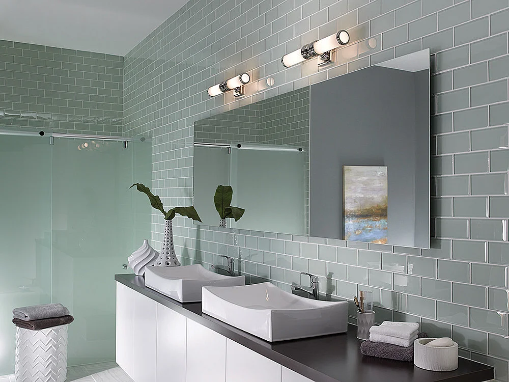 Elstead Payne - 2 Licht Innenwandleuchte Chrom poliert IP44, G9