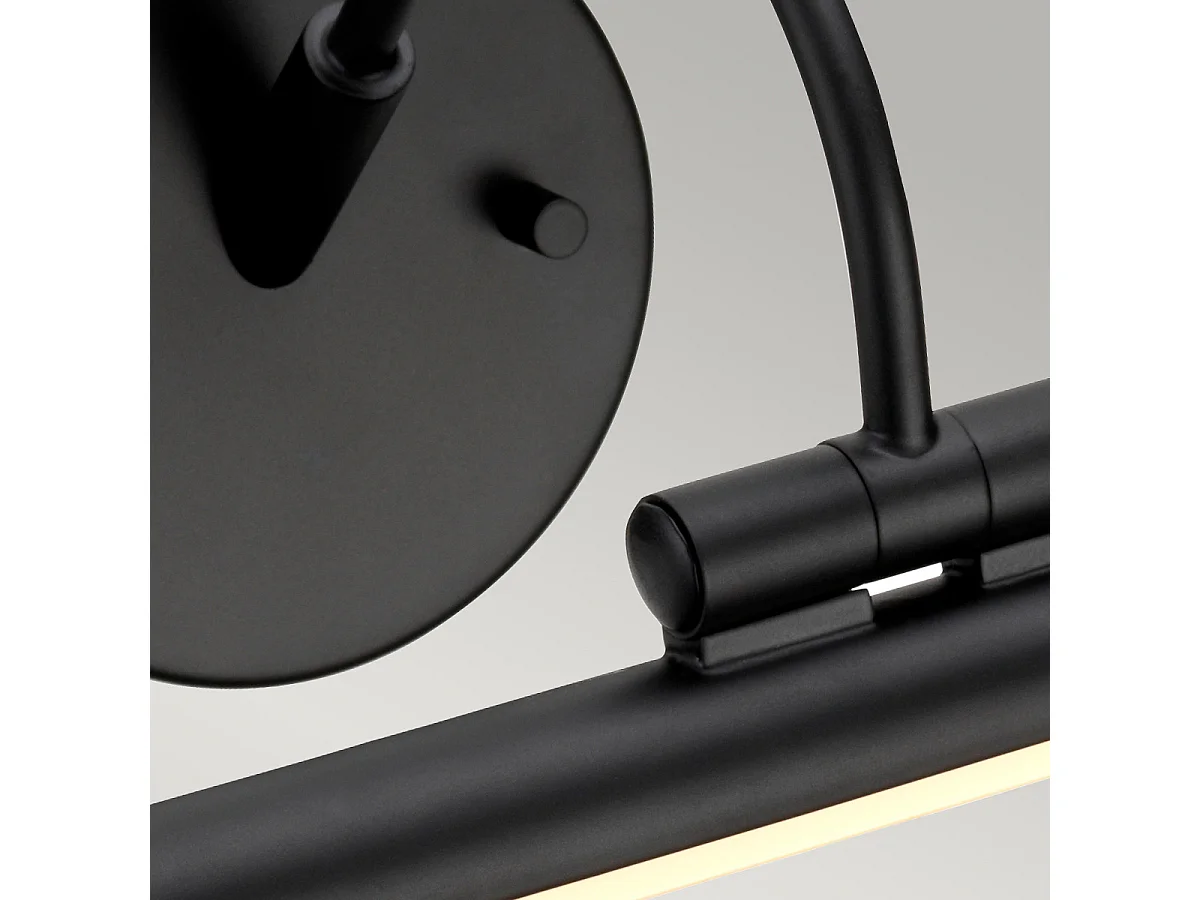 Elstead Alton - Lampada da parete a LED 1 luce grande nero