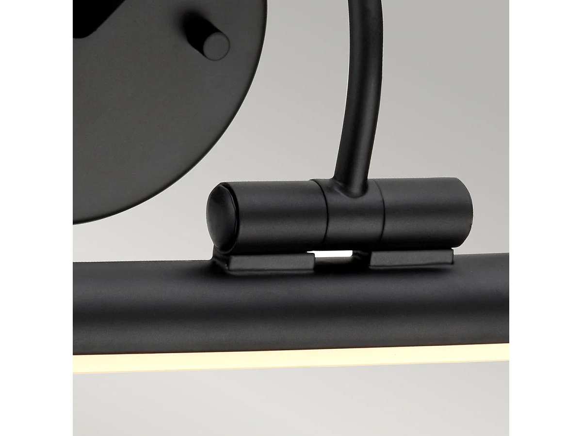 Elstead Alton - Lampada da parete a LED 1 luce grande nero