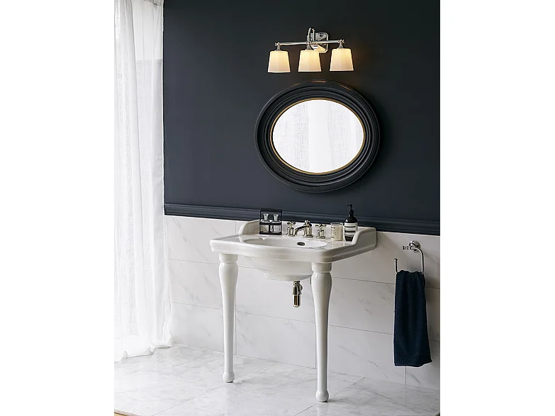 Elstead Concord - 3 luci per bagno sopra specchio cromato lucido IP44, G9