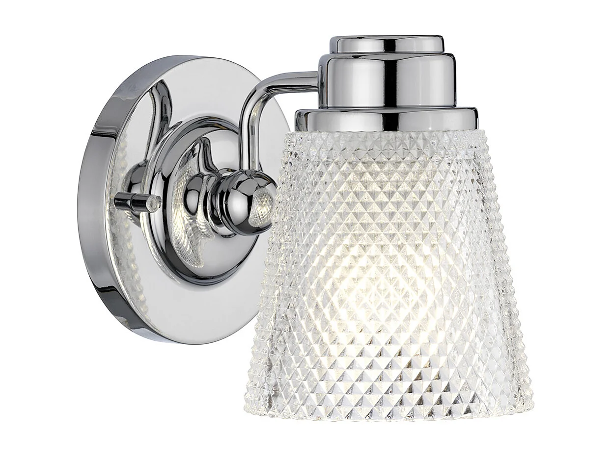 Hudson Applique 1 Luce Cromo Lucido IP44