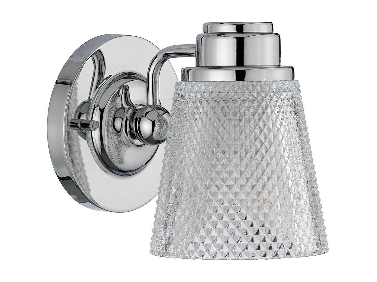 Hudson Applique 1 Luce Cromo Lucido IP44