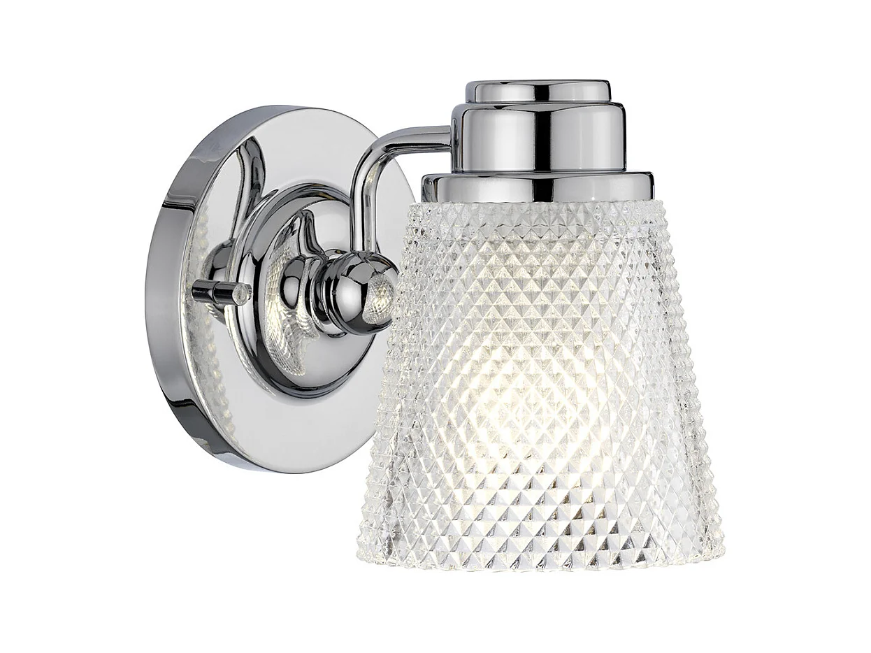 Hudson Applique 1 Luce Cromo Lucido IP44