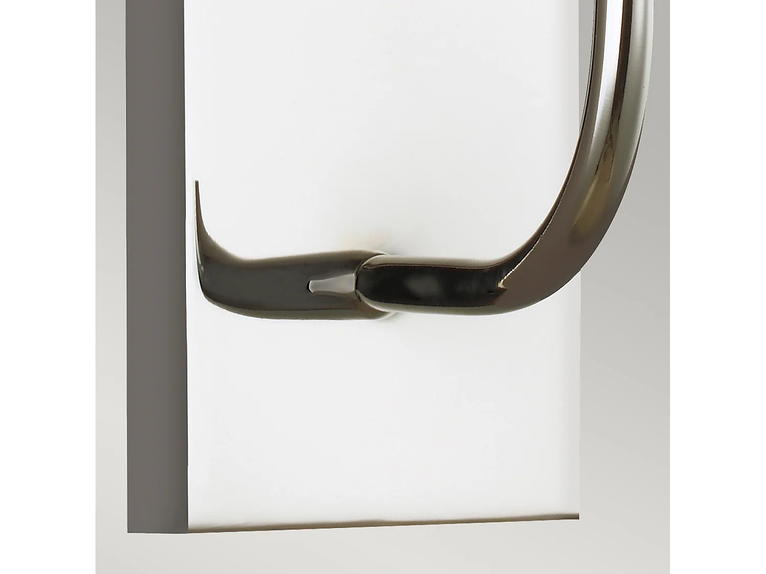 Lampada da parete a 1 luce Elstead Brianna, nichel lucido, E14