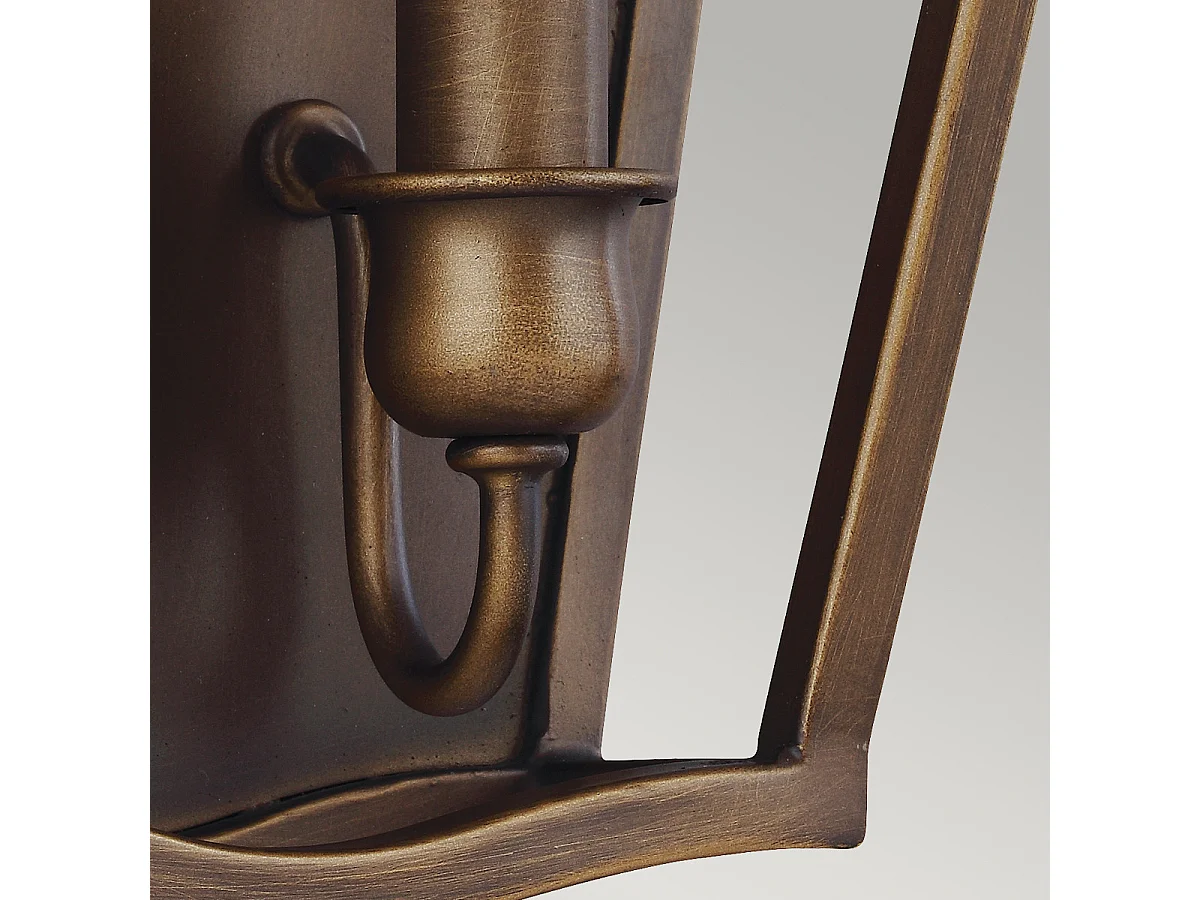 Elstead Yarmouth - Applique a 2 luci, ottone anticato verniciato