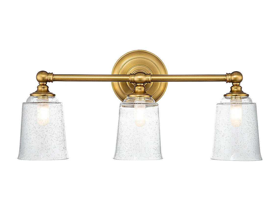 Elstead Feiss Hugeunot Lampada da parete in ottone brunito, IP44