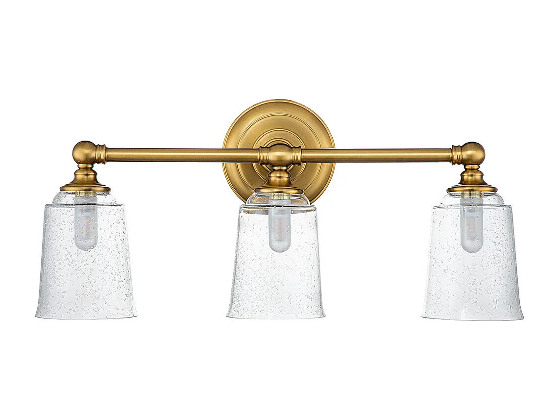 Elstead Feiss Hugeunot Lampada da parete in ottone brunito, IP44