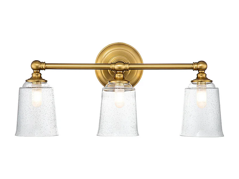 Elstead Feiss Hugeunot Lampada da parete in ottone brunito, IP44