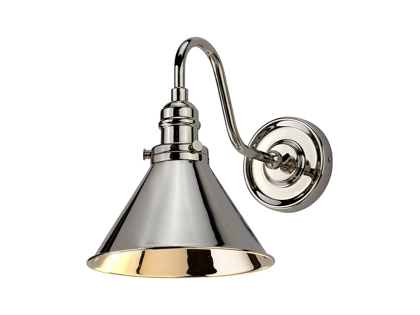 Elstead Provence - Applique da interno a 1 luce Nichel lucido, E27