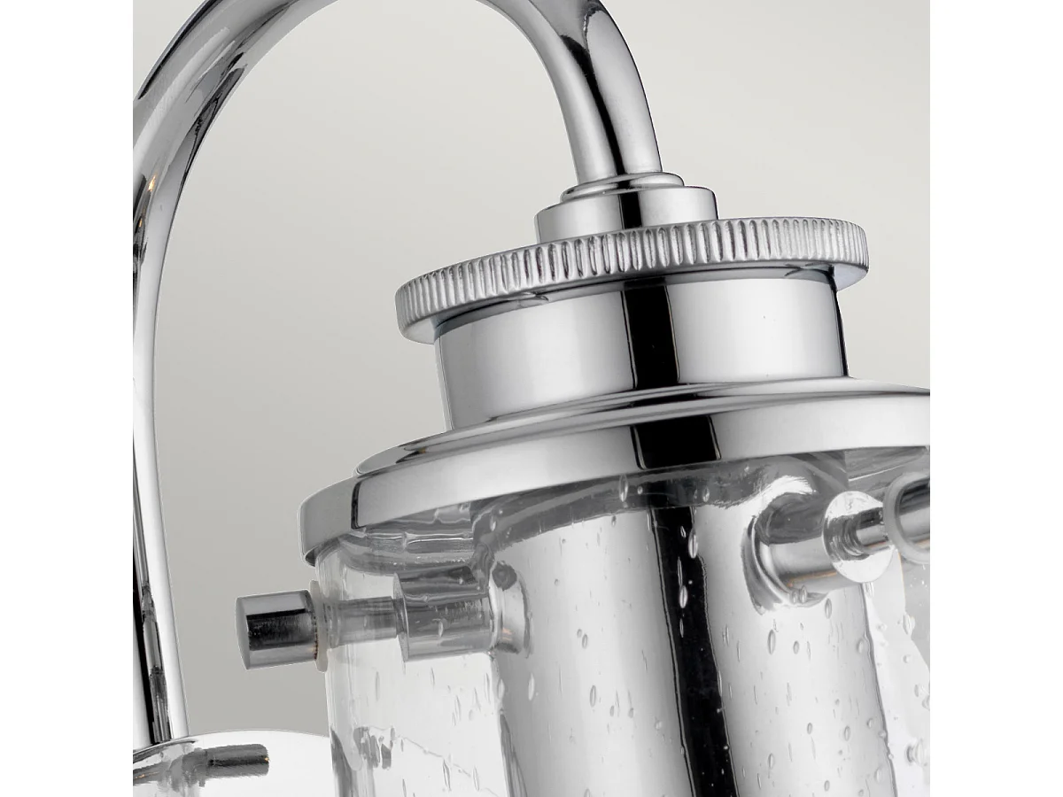 Braelyn Lampada da parete Kichler 1 luce cromata IP44