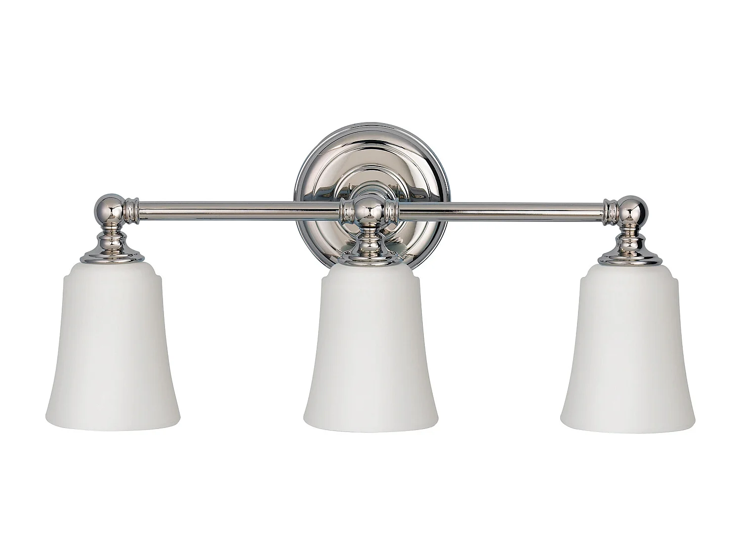 Elstead Huguenot Lake - 3 Licht Badezimmer über Spiegel Licht Chrom poliert IP44, G9