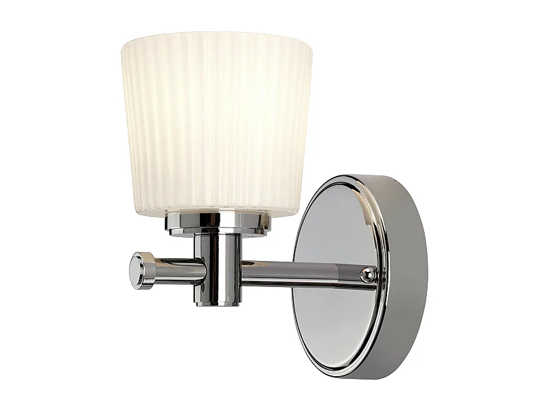 Elstead Binstead - 1 Licht Badezimmer Wandleuchte Chrom poliert IP44, G9