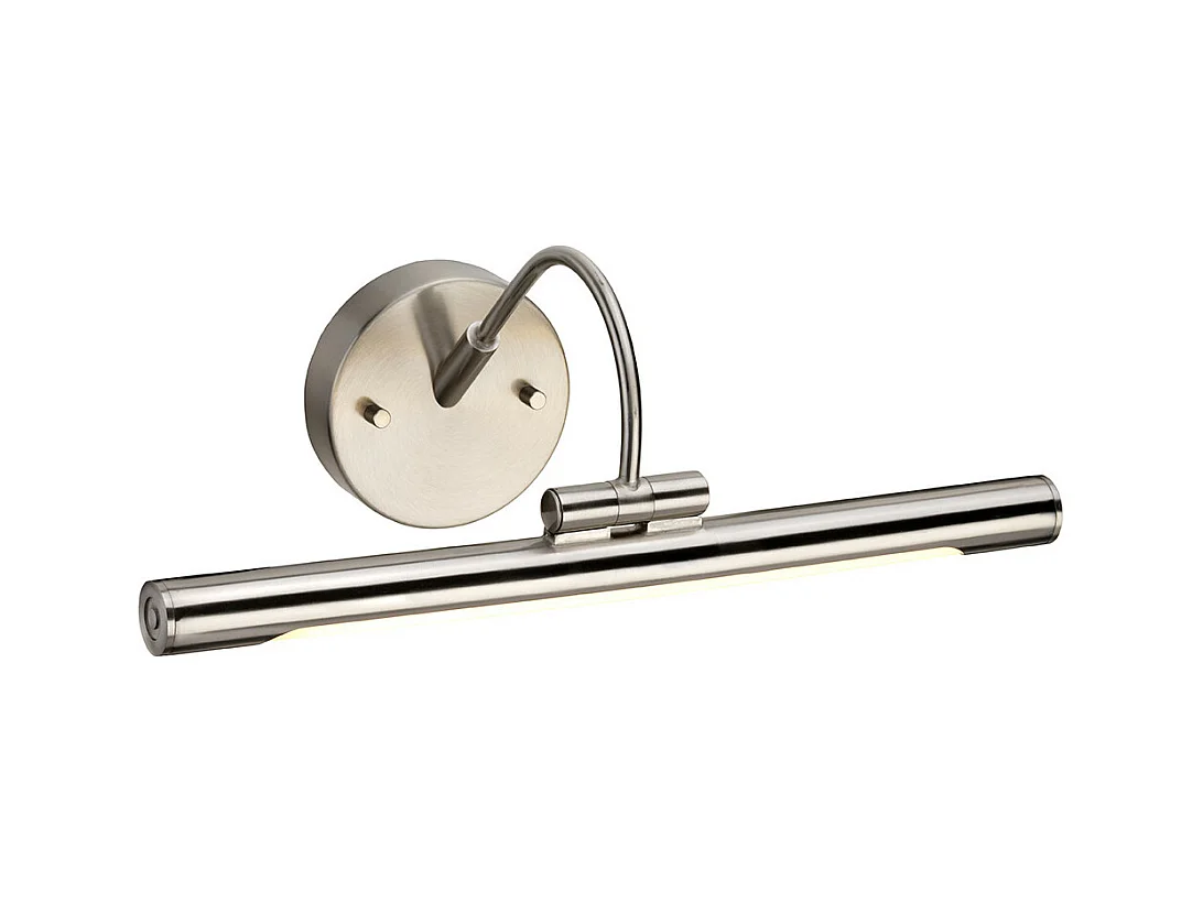 Elstead Alton - Applique da parete a LED 1 luce piccola nichel spazzolato