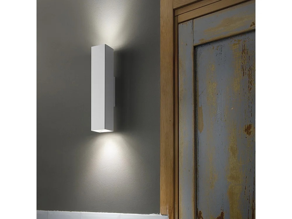 Ideal Lux Sky - Lampada da parete 2 Light Up & Down bianca, GU10