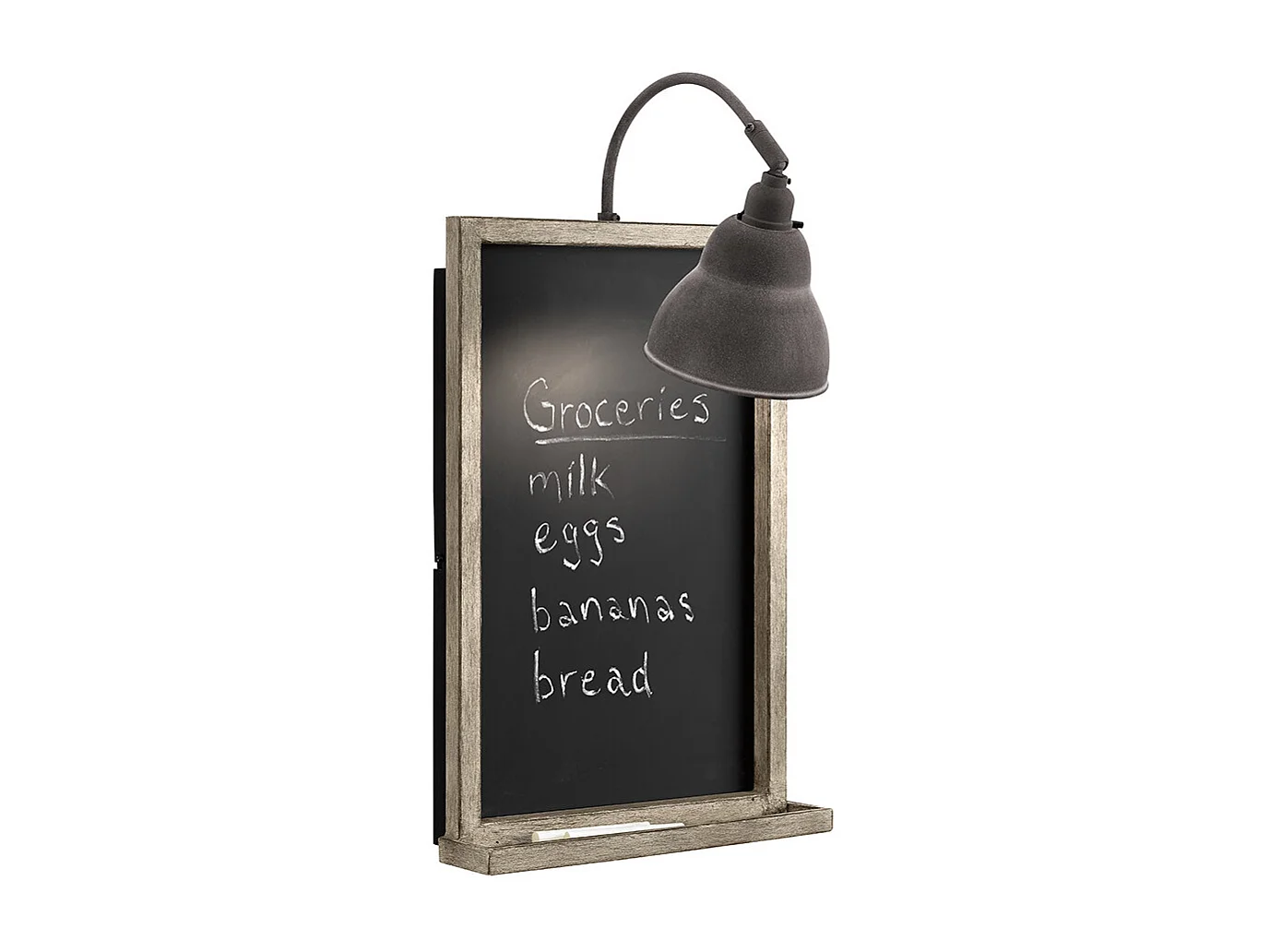 Elstead Chalkboard Vägglampa på svart tavla, vittrad zink