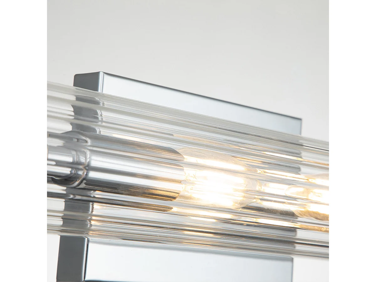 Elstead Kichler Azores Lampada da parete per bagno Cromo lucido, IP44