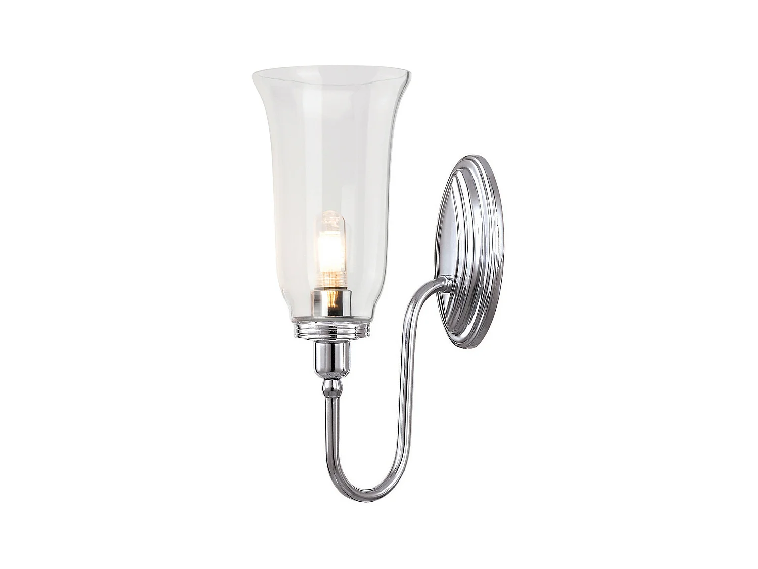 Elstead Blake - Applique da parete per bagno 1 luce Cromo lucido IP44, G9