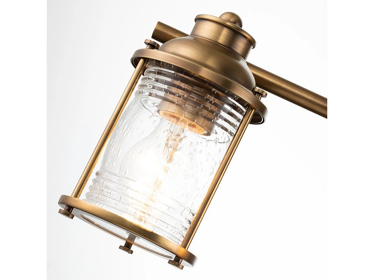 Elstead Kichler Ashland Lampada da parete in ottone naturale, IP44