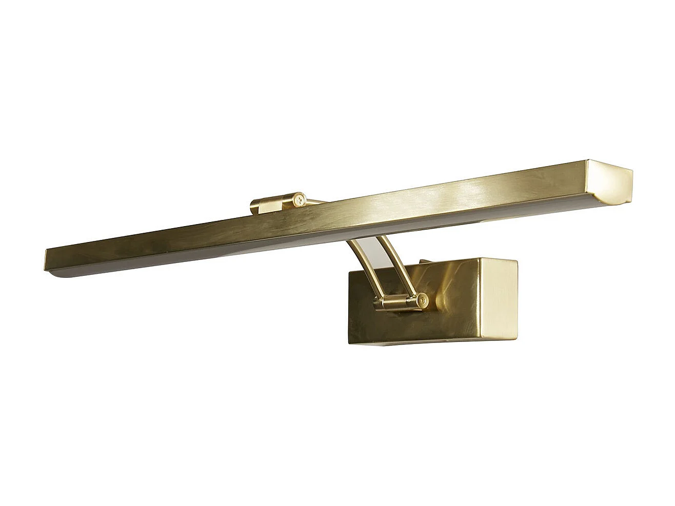 Searchlight Rhodes Quadro in metallo ottone satinato chiaro da 60 cm