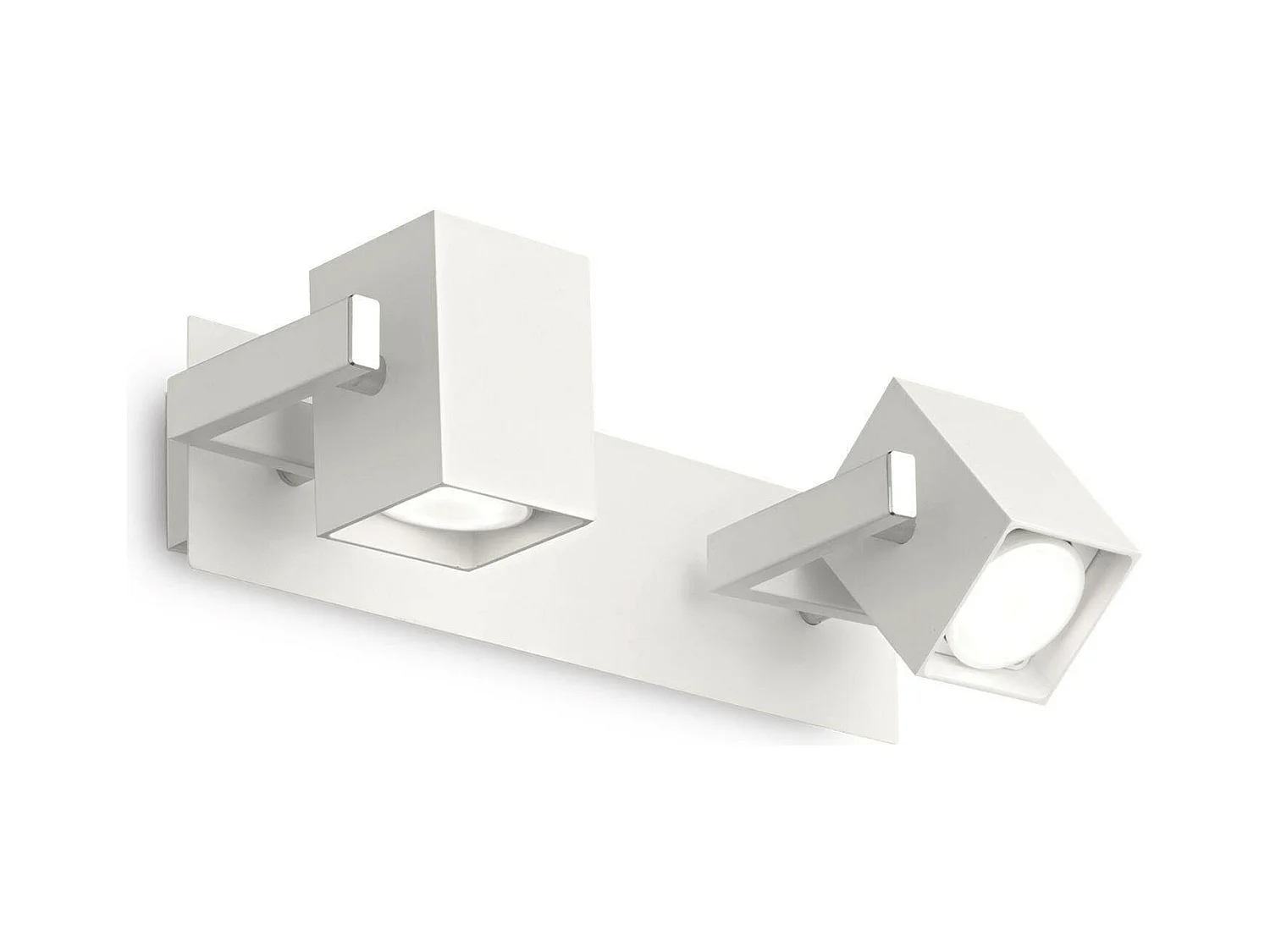 Ideal Lux Mouse Applique murale à 2 lumières, blanc