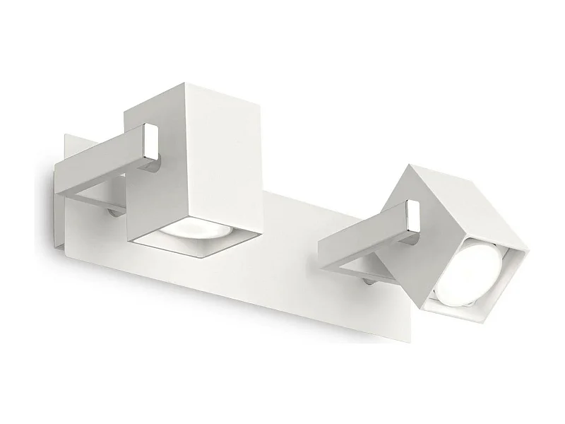 Ideal Lux Mouse - Aplique de pared 2 luces Blanco