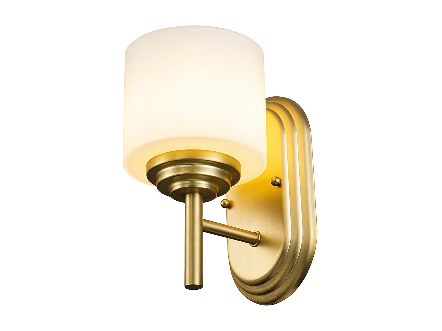 Elstead Feiss Malibu Lampada da parete in ottone spazzolato, IP44