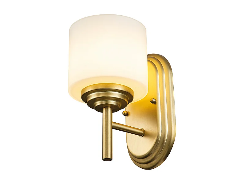 Elstead Feiss Malibu Lampada da parete in ottone spazzolato, IP44