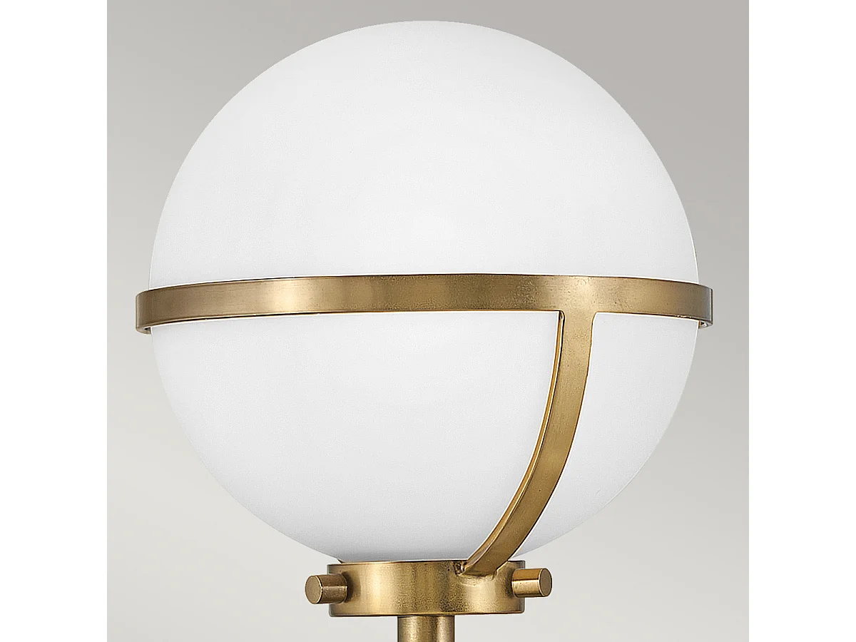 Elstead Hinkley Hollis Lampada da parete per bagno Heritage Ottone, IP44