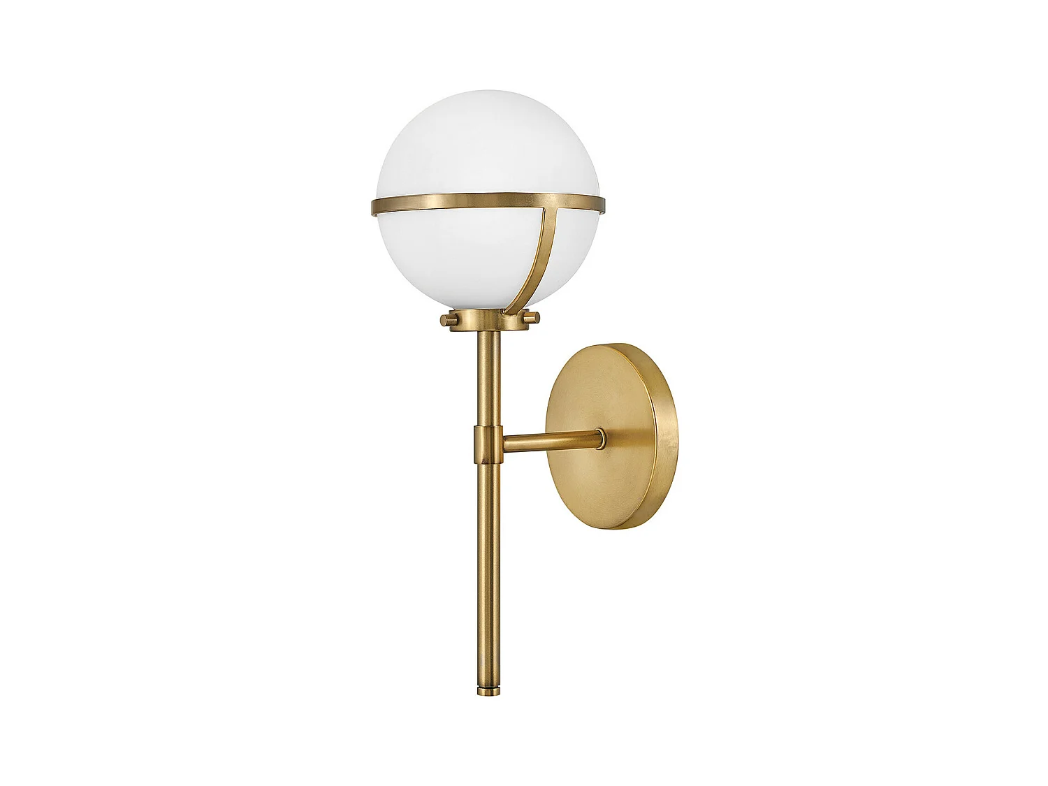Elstead Hinkley Hollis Badezimmer-Wandleuchte Heritage Messing, IP44