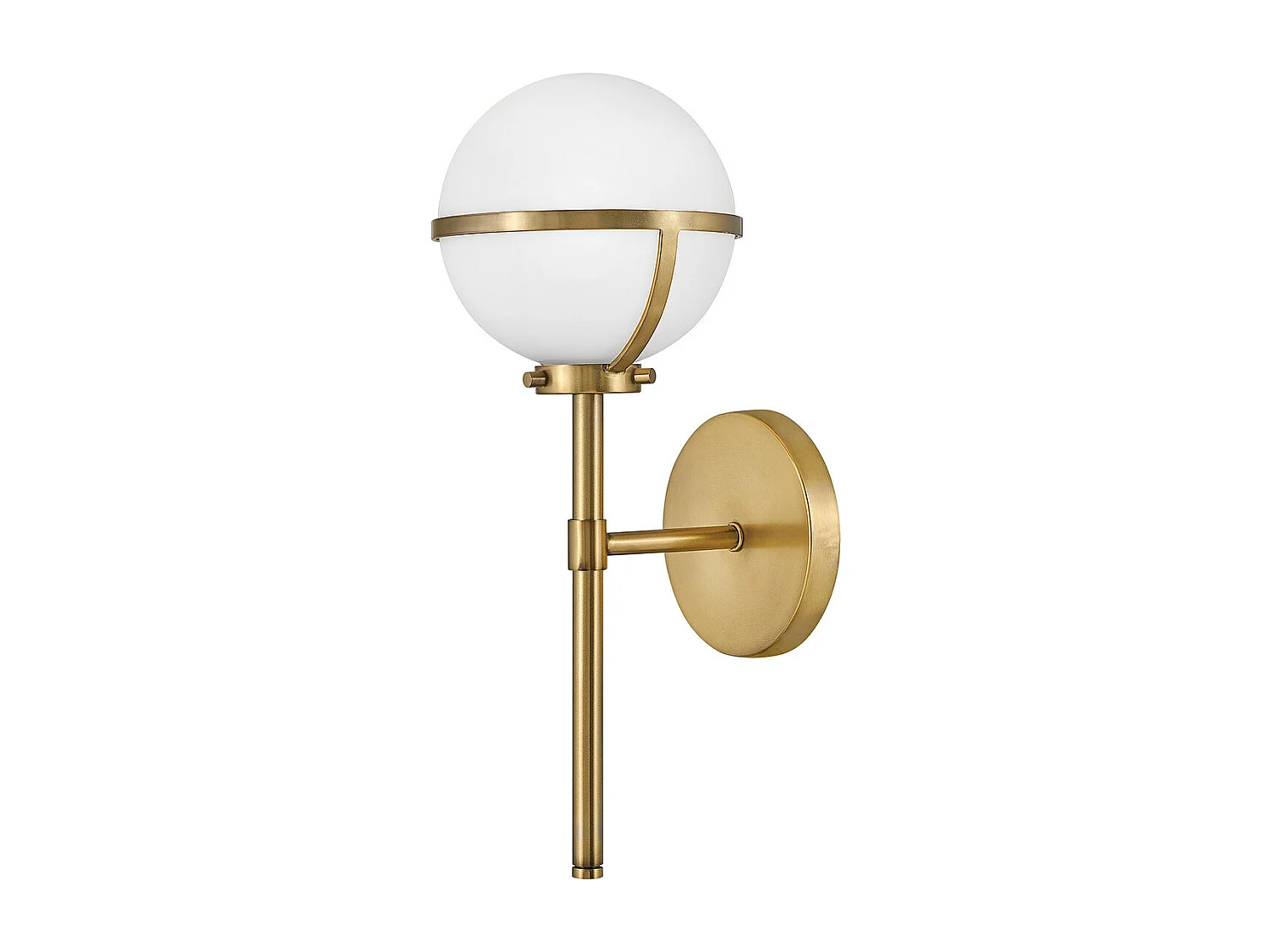 Elstead Hinkley Hollis Lampada da parete per bagno Heritage Ottone, IP44