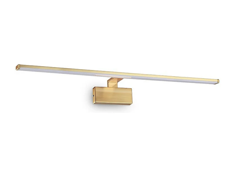 Ideal Lux ALMA - Integrierte LED-Bildwandleuchte 1 licht Brass Satin 3000K