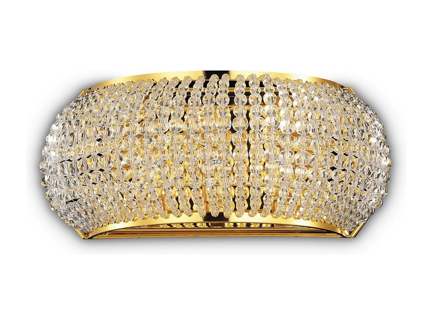 Ideal Lux Pasha' - Aplique de pared 3 luces Dorado