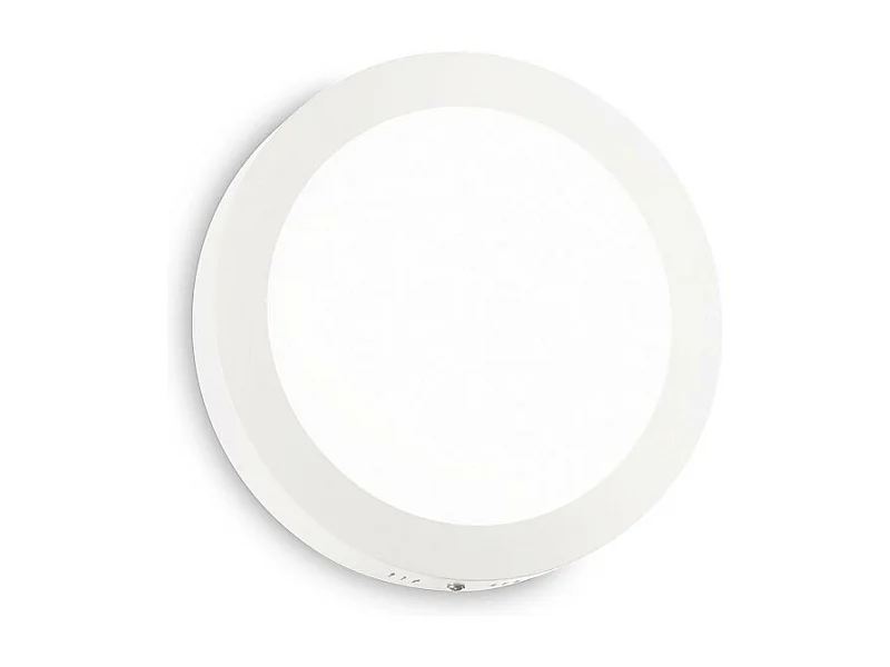 Ideal Lux Universal - LED 1 Luce Interna Media Flush Light Bianca