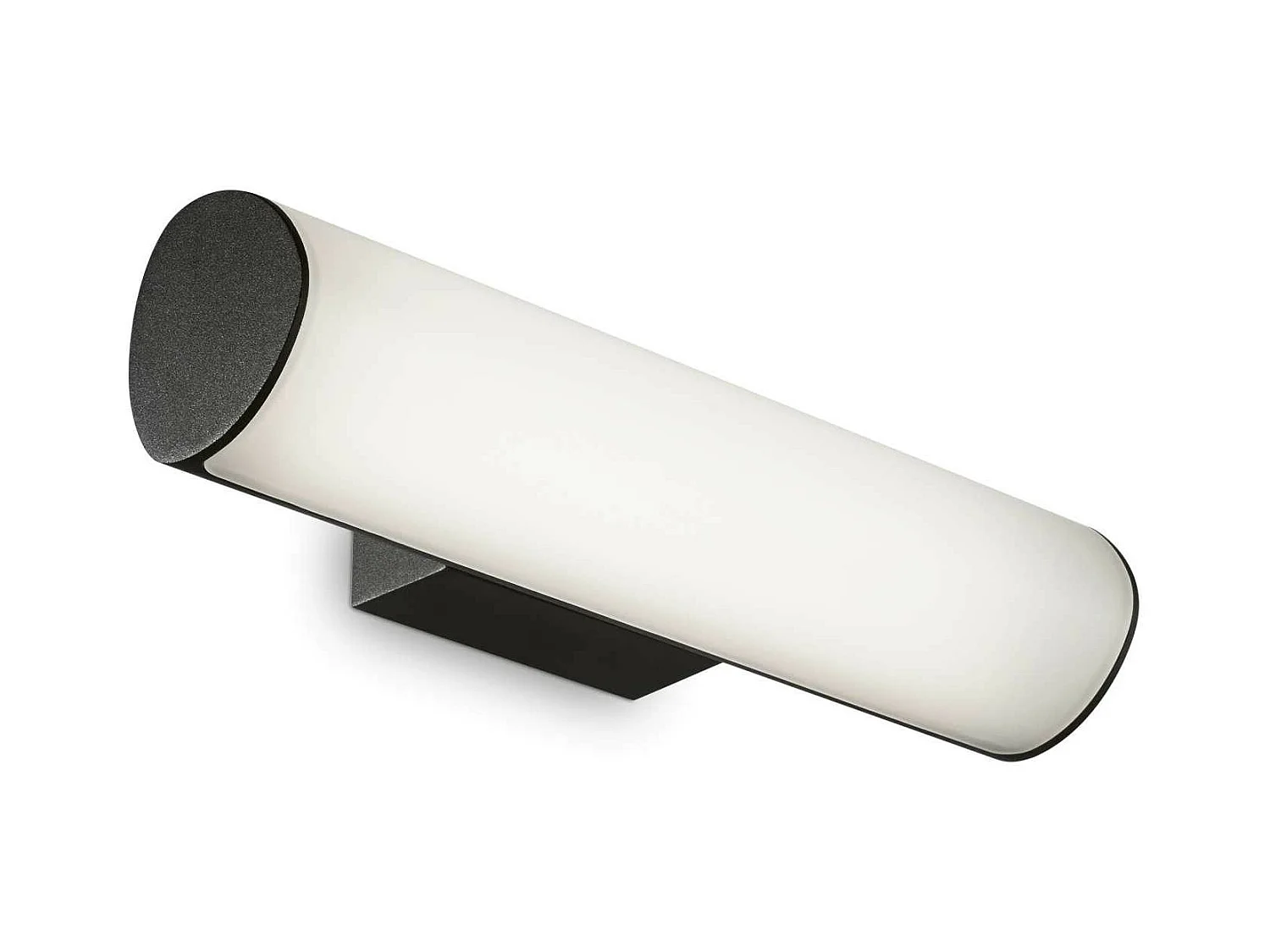 Ideal Lux ETERE Integrierte LED-Badezimmer-Überspiegelleuchte, Schwarz, 1350 lm, 4000 K, IP44