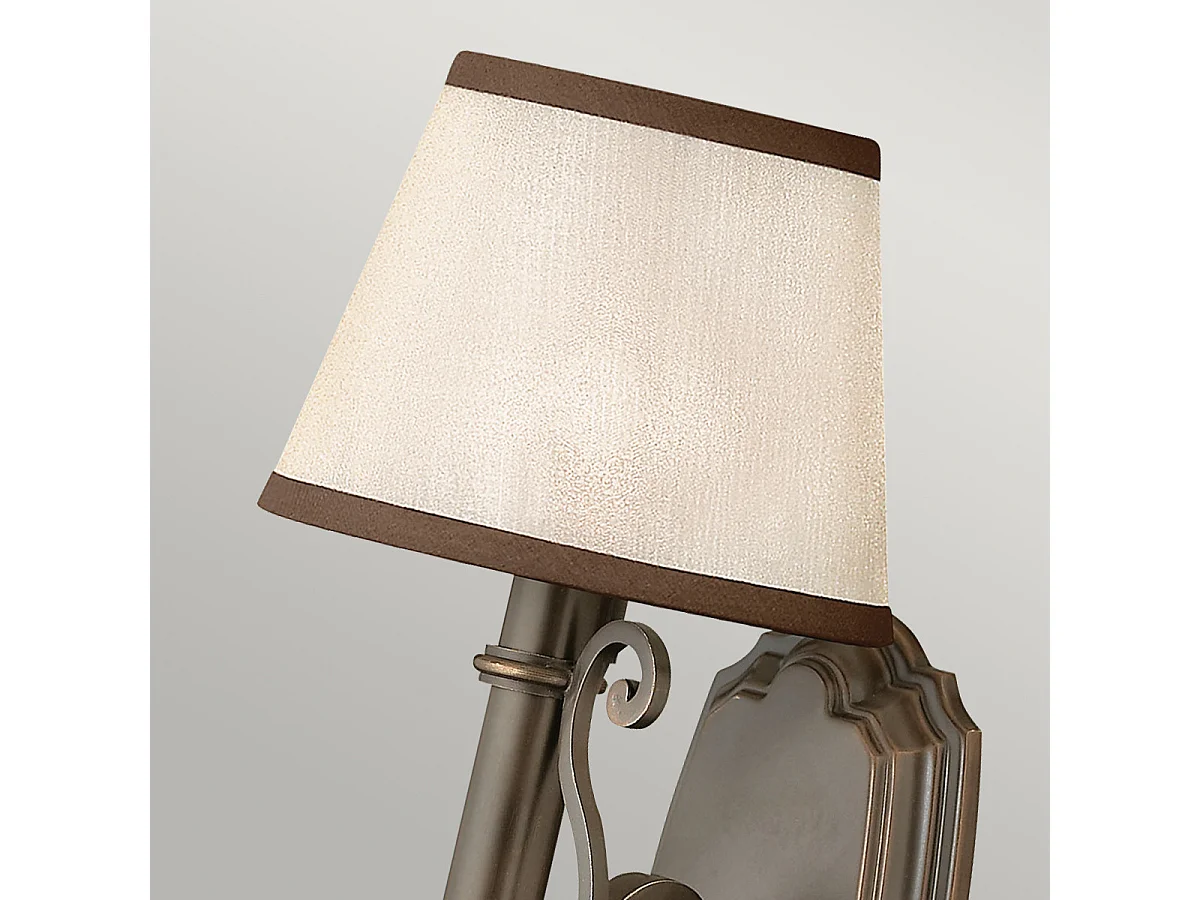 Elstead Plymouth - 1 Licht Innenwandleuchte Olde Bronze, E14