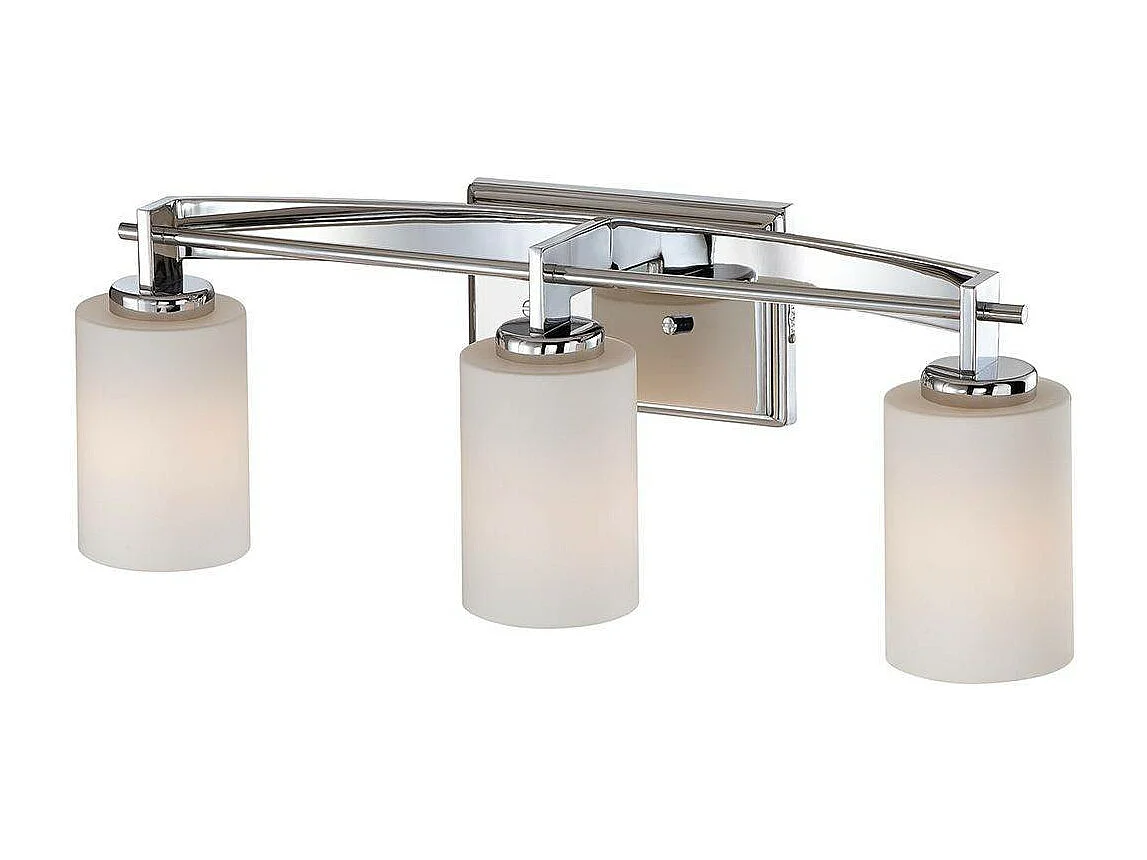 Elstead Taylor - Lampada da specchio a 3 luci sopra - Finitura cromata lucida IP44, G9