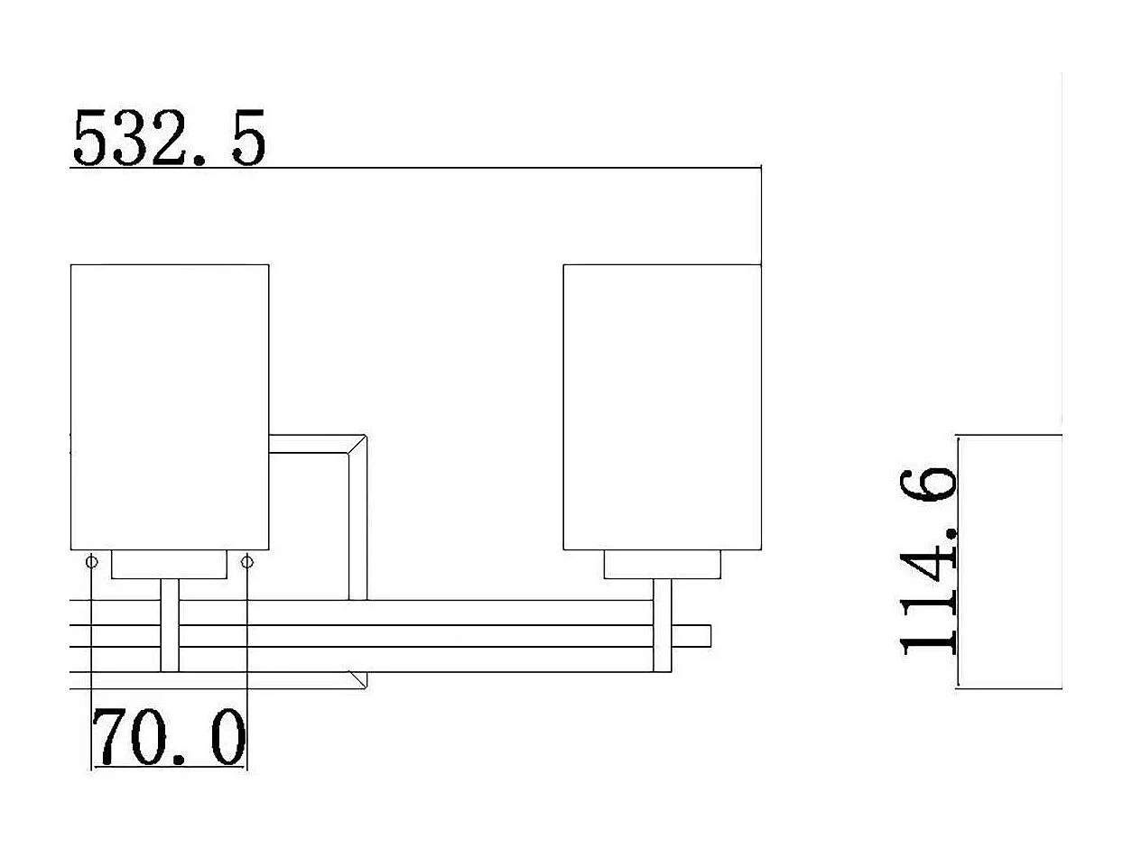 Elstead Taylor - Lampada da specchio a 3 luci sopra - Finitura cromata lucida IP44, G9