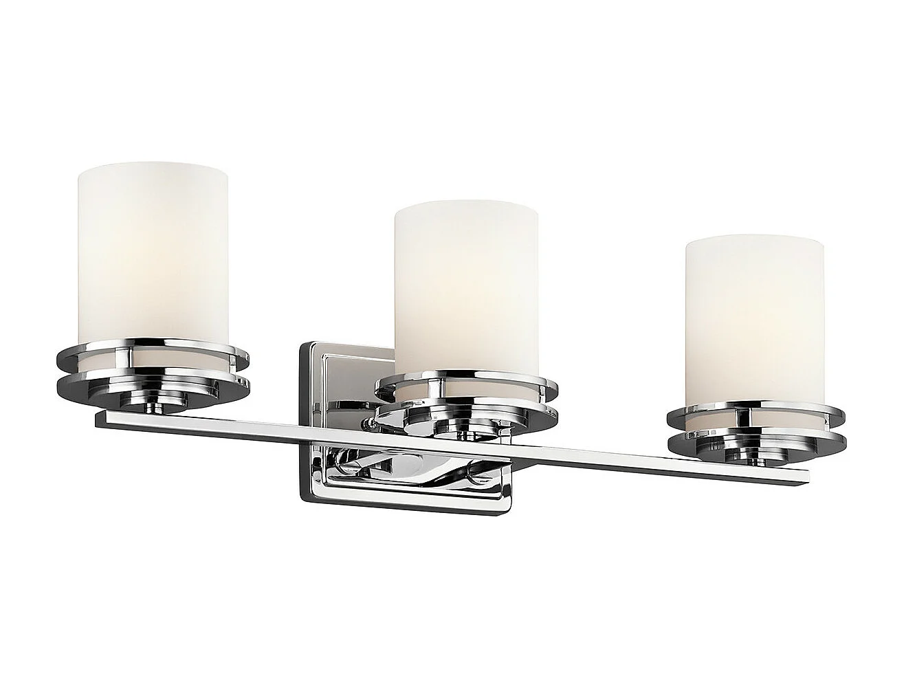 Elstead Hendrik - 3 Licht Badezimmer Wandleuchte Chrom poliert IP44, G9