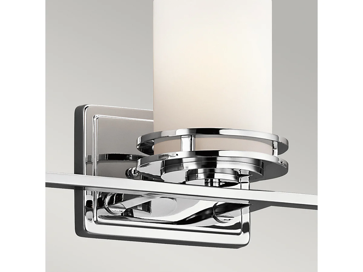 Elstead Hendrik - 3 Licht Badezimmer Wandleuchte Chrom poliert IP44, G9