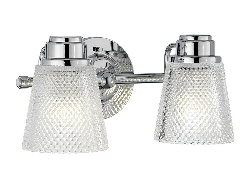 Hudson Applique 2 Luci Cromo Lucido IP44