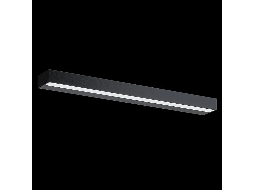 Maytoni Orion Lámpara de pared LED integrada espejo negro, 4000K