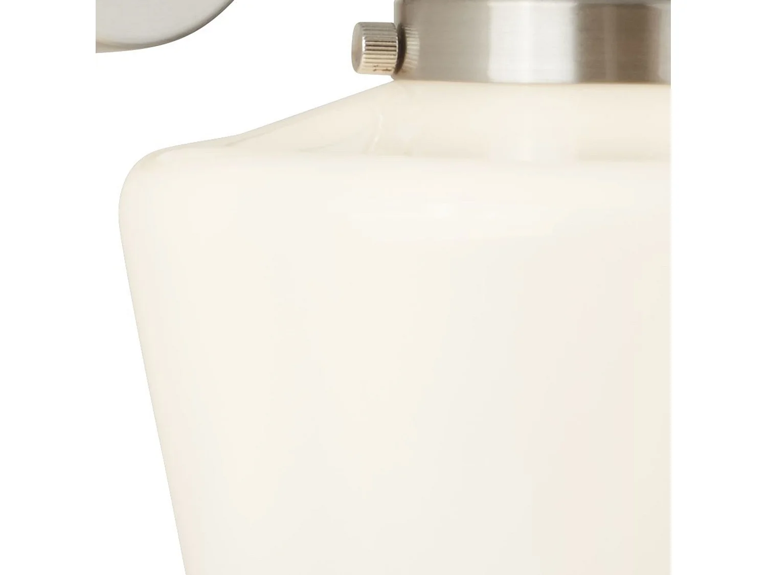 Searchlight School House - Applique 1 Luce Argento Satinato, Bianco IP44, E27